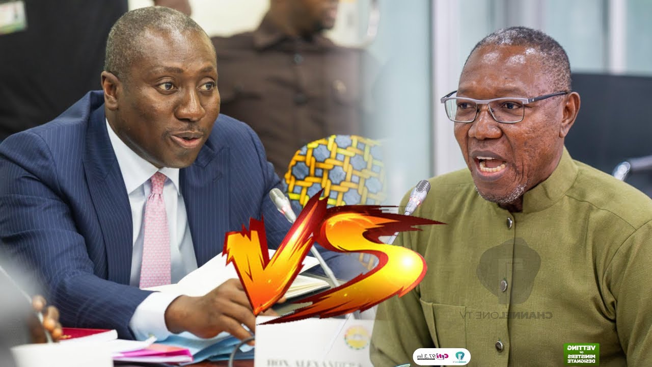 Hon Afenyo-Markin vs Clement Apaak || FRIENDLY SHOWDOWN at Ministerial Vetting || The heat alone ,