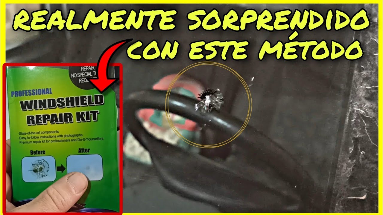 Como REPARAR cristal COCHE