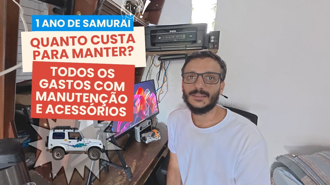 1 ANO com Suzuki Samurai 1995: Manutenção, Acessórios e Serviços - TODOS os Gastos