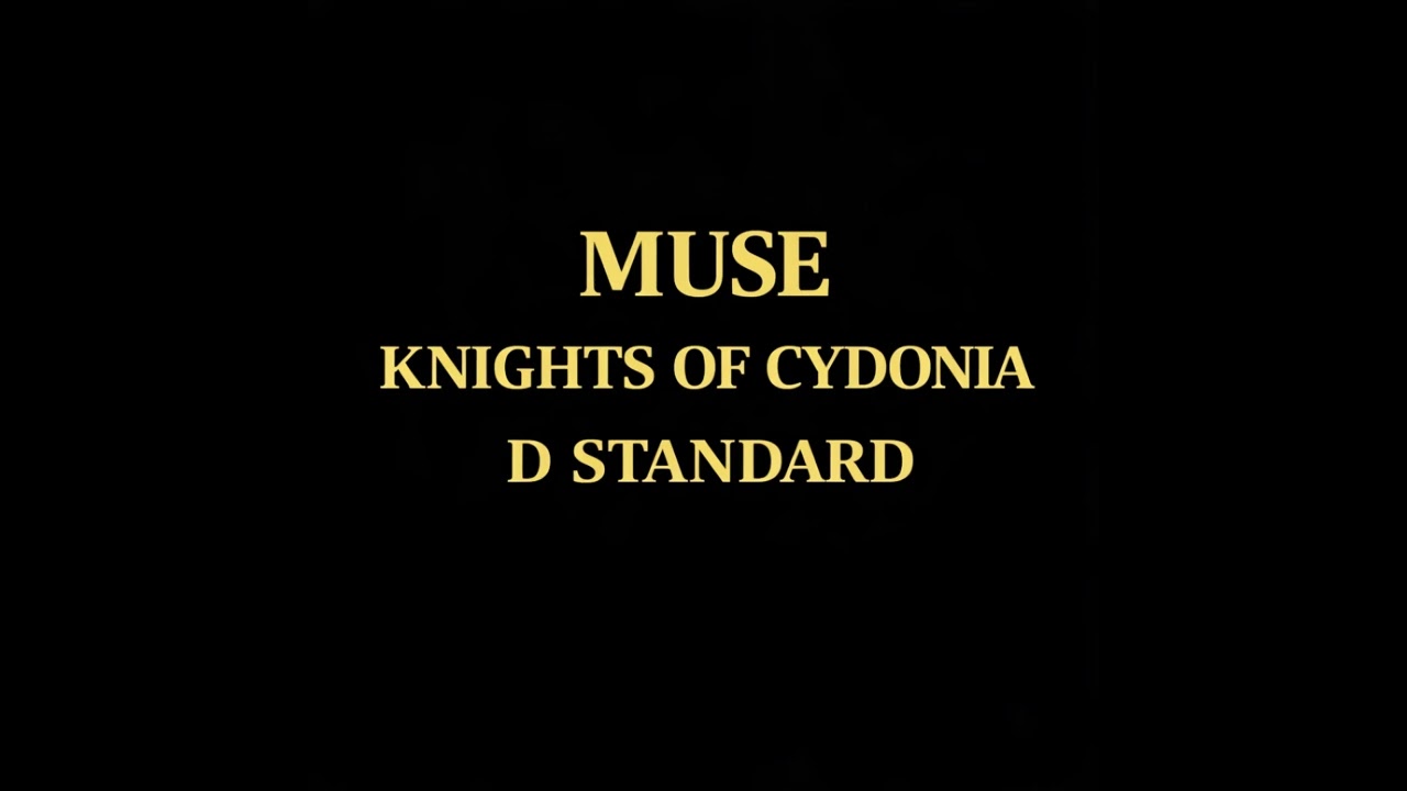 Muse - Knights Of Cydonia (D Standard Version) (Whole Step Down)