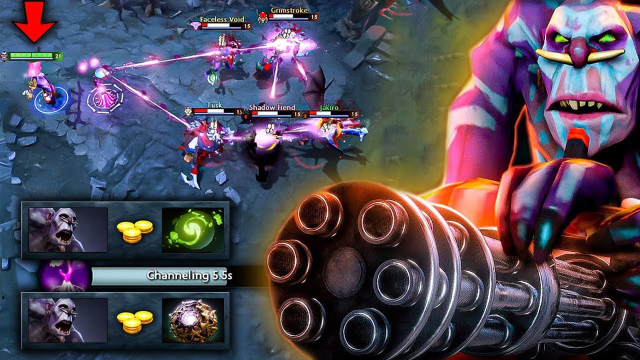Пулемёт 30 убийств Witch Doctor🔥🔥🔥Refresher + Octarine Core | Dota 2