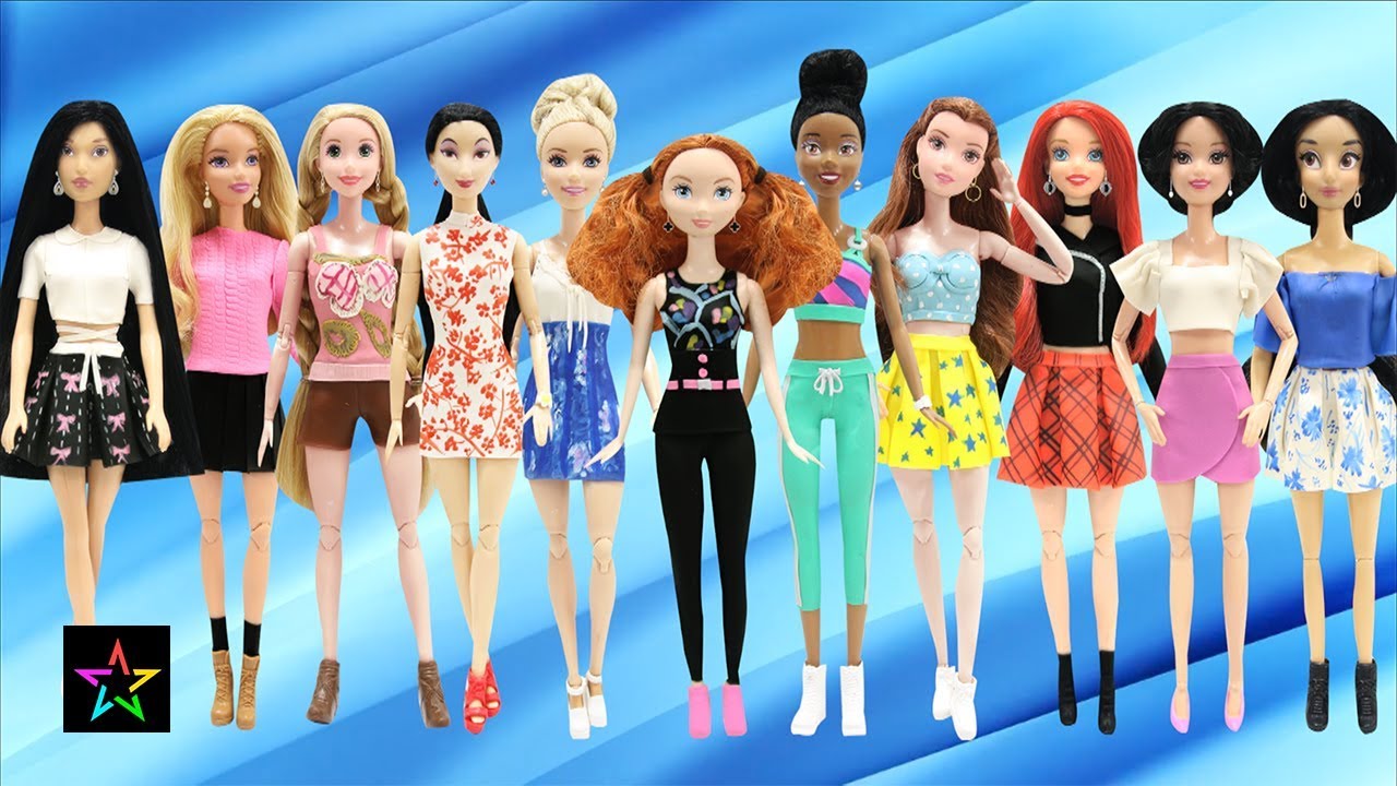 Play Doh Fashion 11 Disney Princesses Inspired Costumes