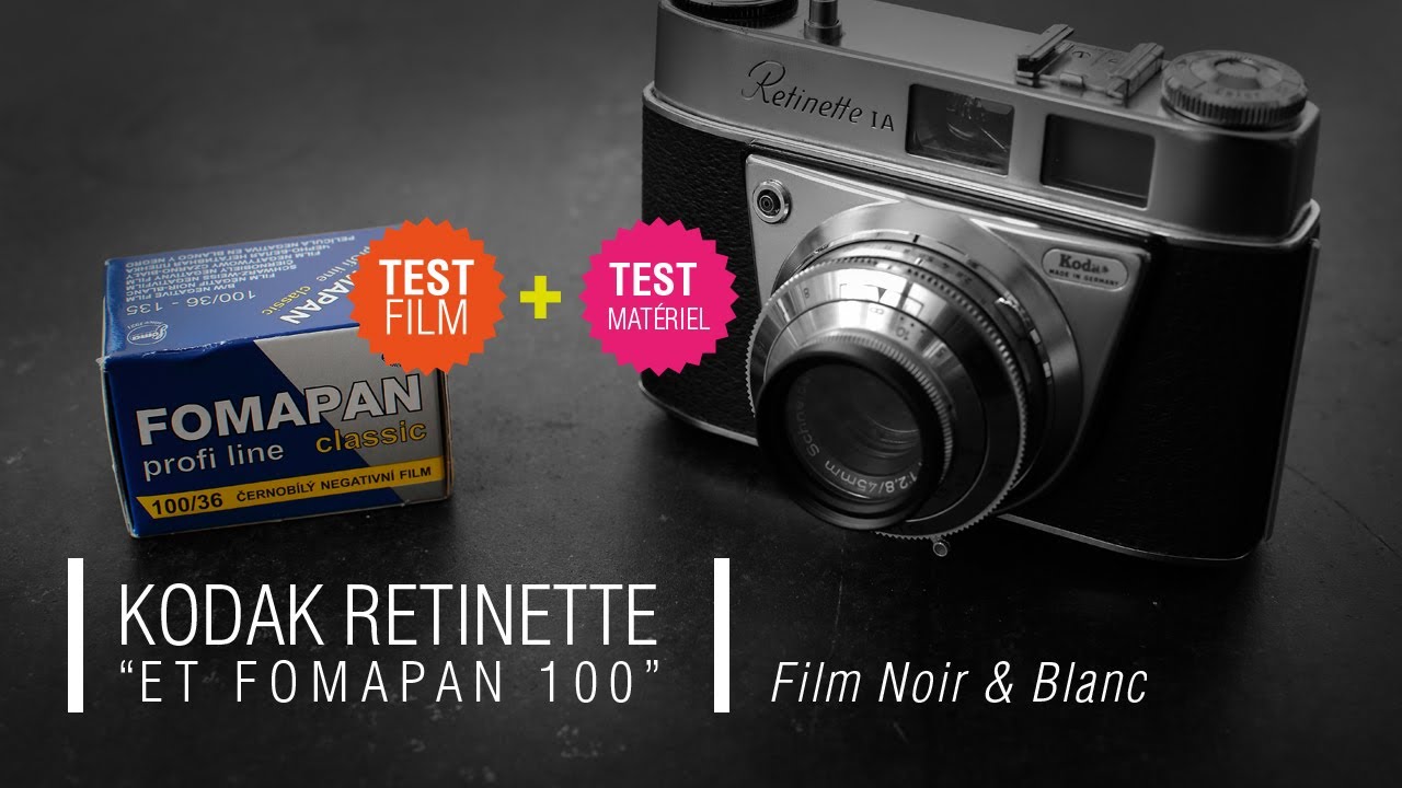 KODAK RETINETTE & FOMAPAN 100, Film noir et blanc