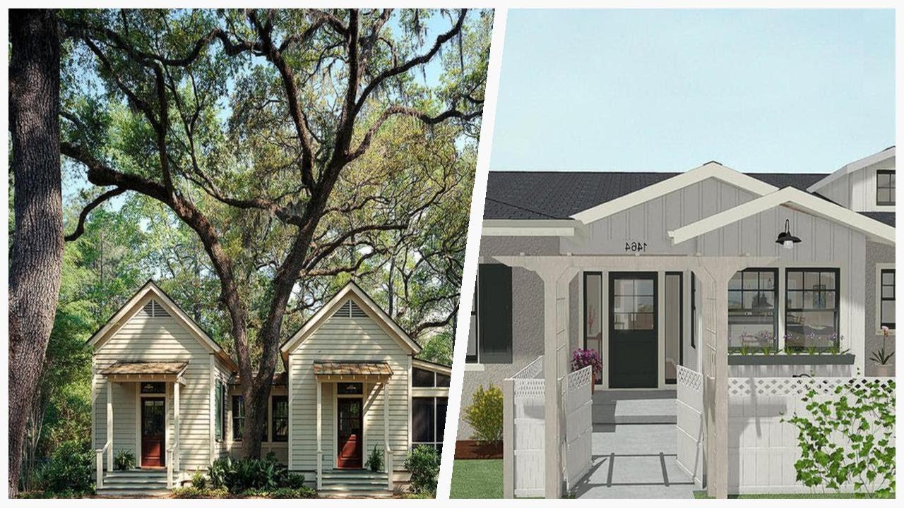 75 Beautiful Beige One-Story Exterior Home Design Ideas #1989 💛