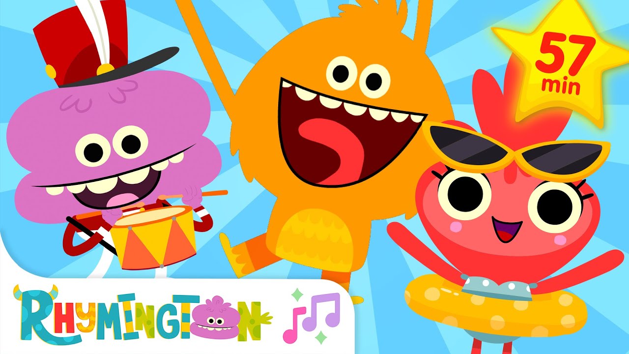 Rock Scissors Paper #4 | When The Band Comes Marching in + More Kids Songs | Rhymington Square
