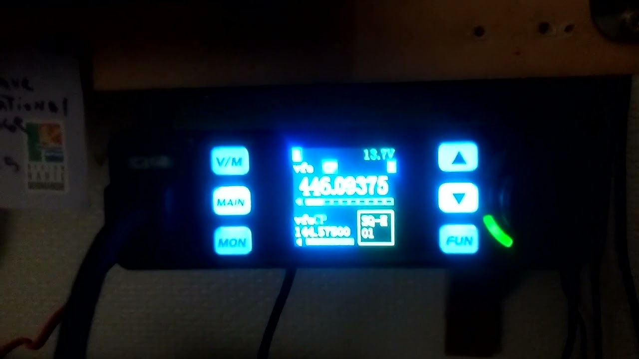 qso Pmr et test du crt électro uv