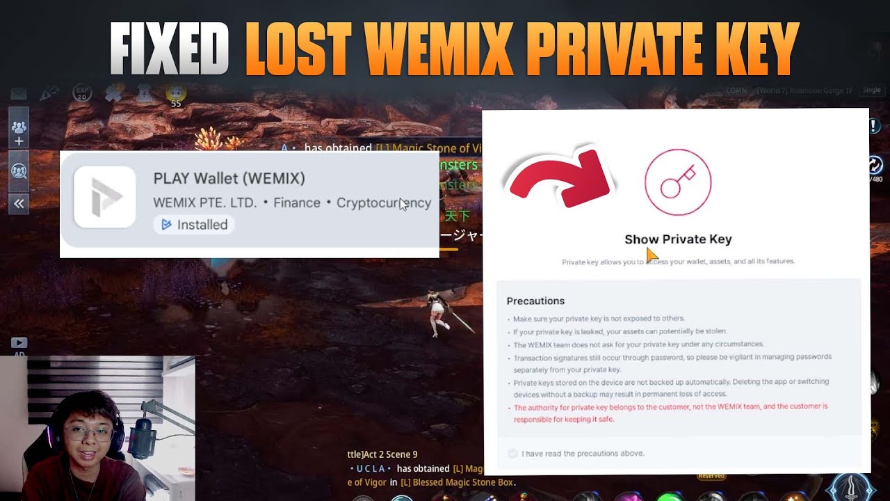LOST WEMIX PRIVATE KEY FIXED! [TAGALOG]