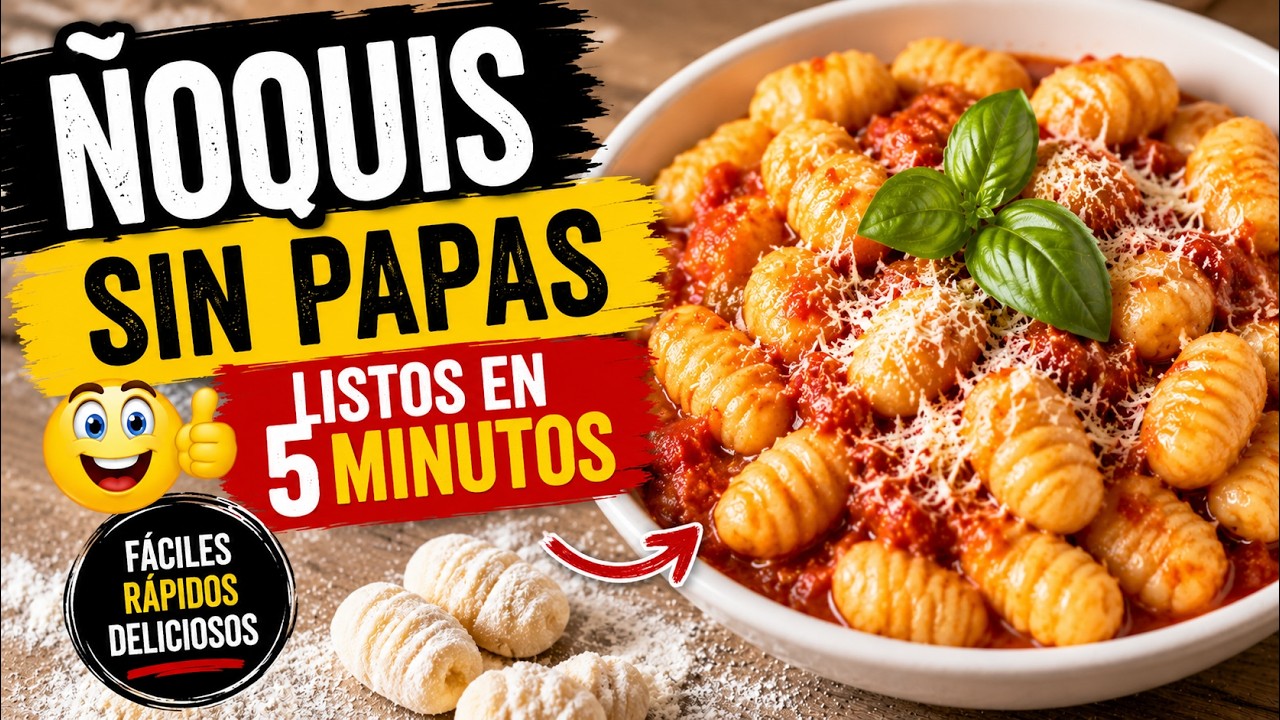 “Ñoquis caseros en 5 MINUTOS (y se congelan así 👀)”