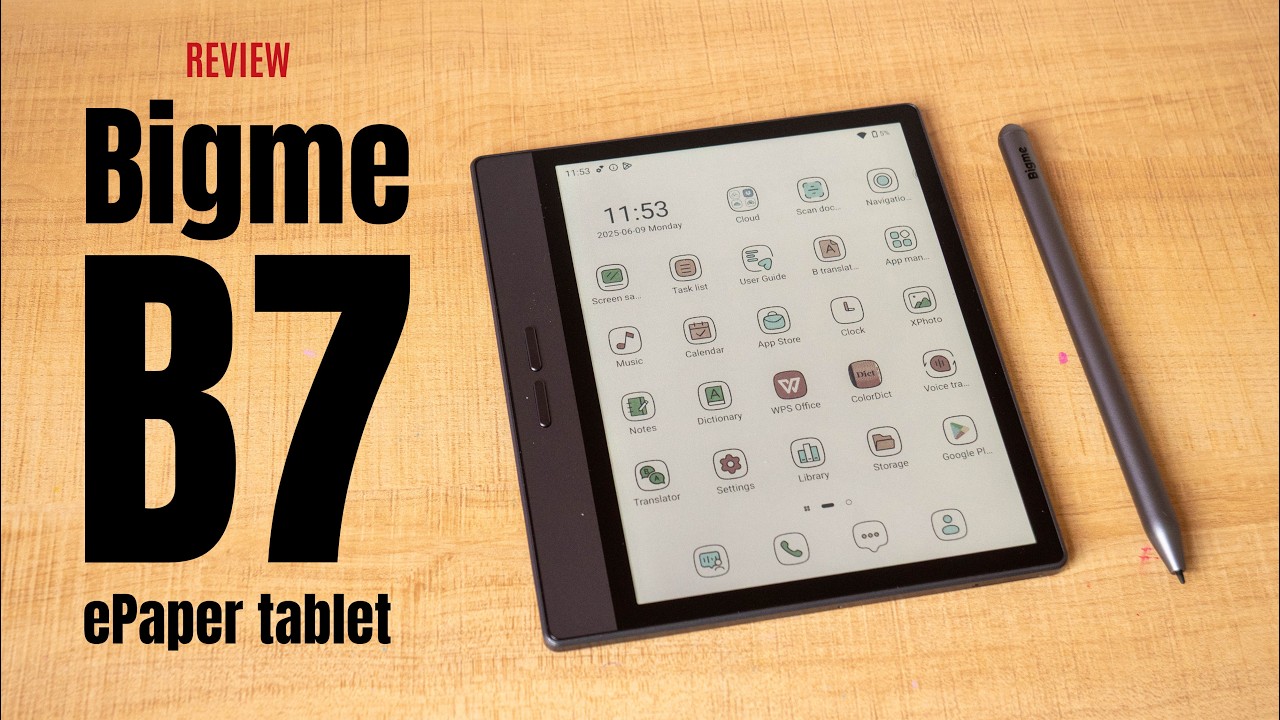 Bigme B7 ePaper tablet review: Many upgrades over the previous model