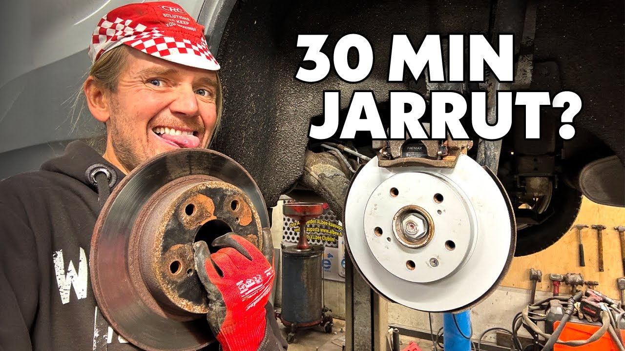 Onnistunko vaihtaa jarrut Suzukii 30min? Ei mee ihan niinku suunnittelin | Onko ees mahdollista?