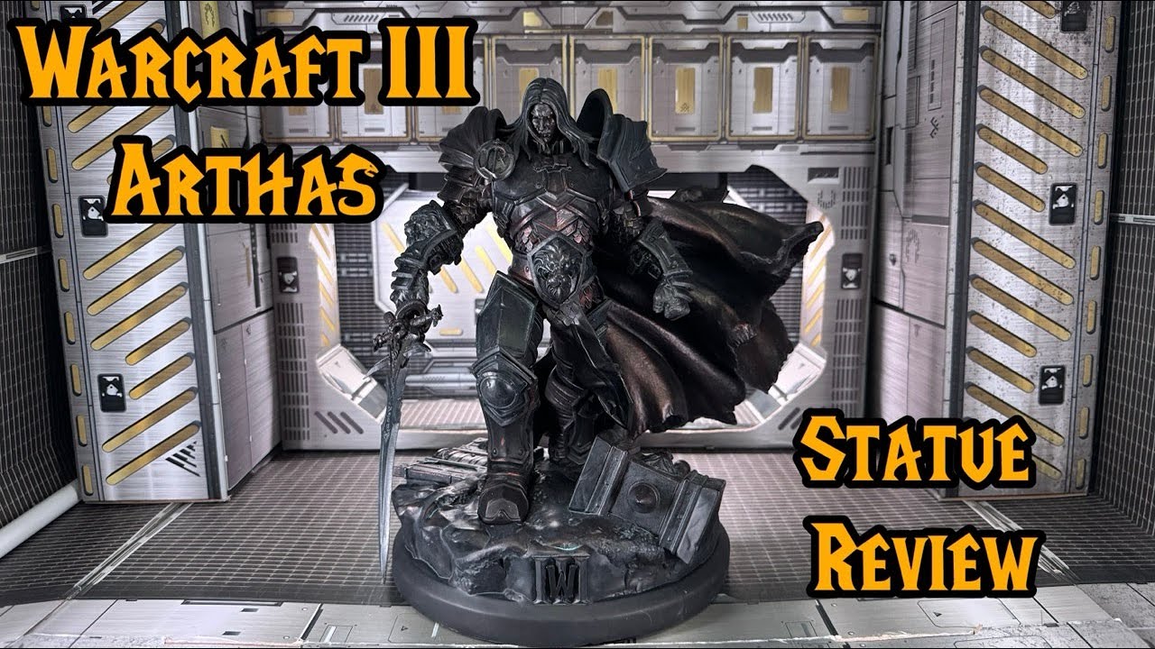 Warcraft 3 Prince Arthas Commemorative Statue Review - Blizzard World of Warcraft