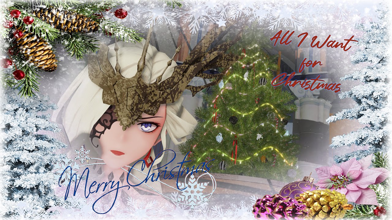 [MMD// Genshin Impact ] La Signora - All I Want for Christmas Is You 🎄🦋❄