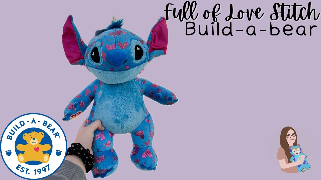 NEW Full of Love Stitch plush | build a bear with me