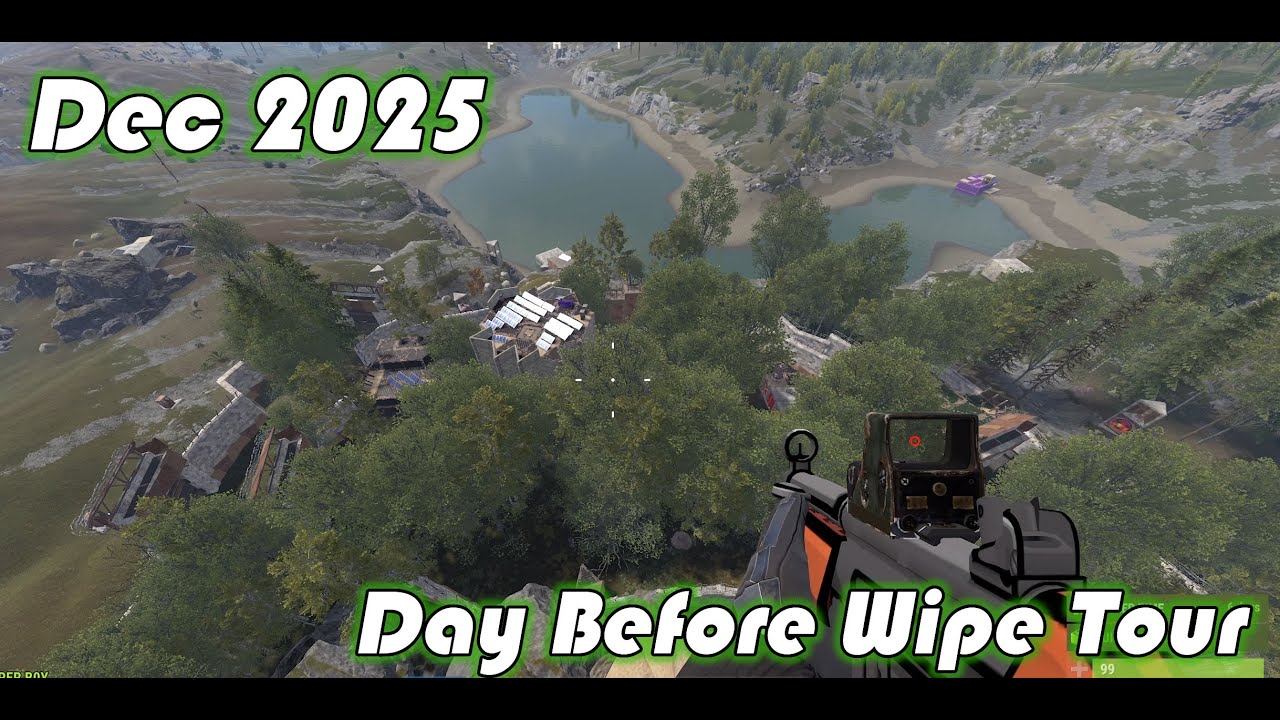 RUST - DEC 2025 Day Before Wipe Tour #RecRoomGaming.fun