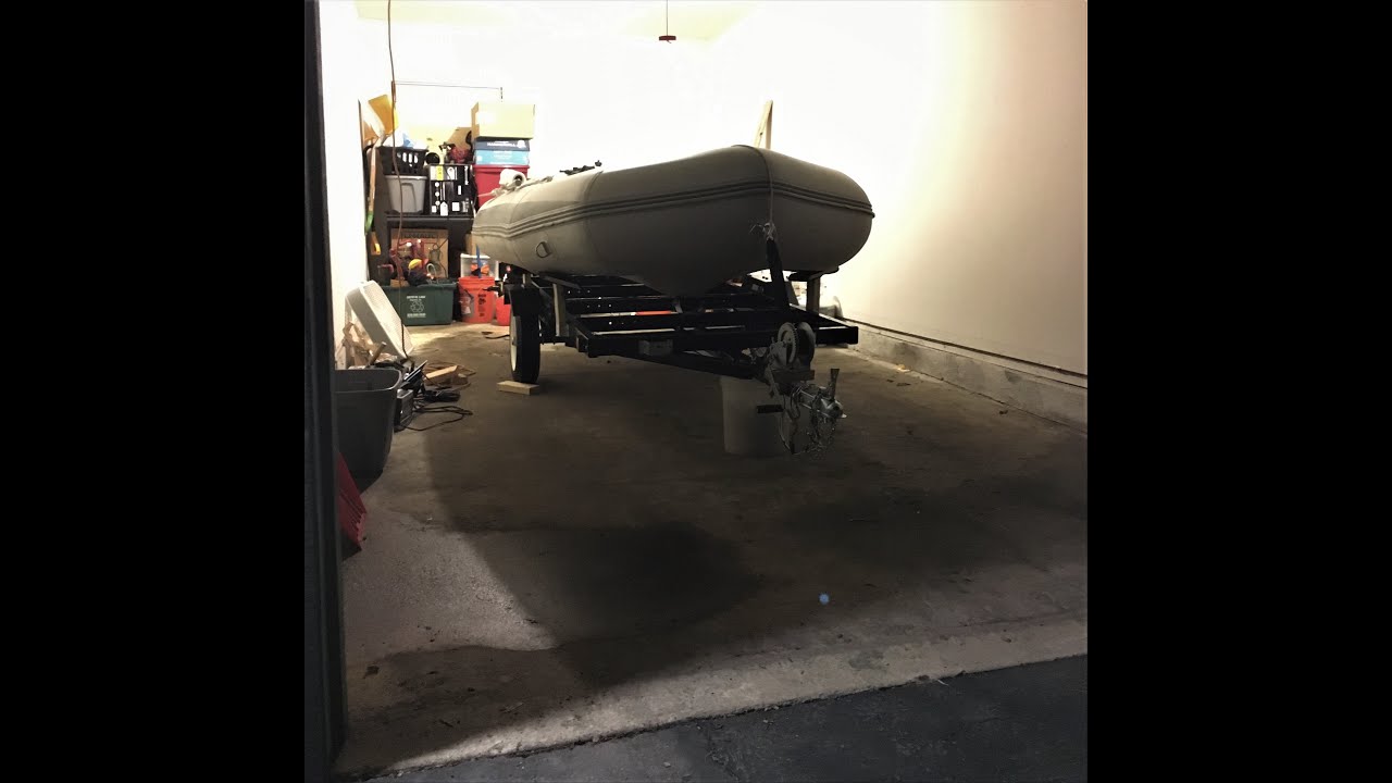 How to Build a Dinghy Trailer (Northern Tool 4x8 trailer)