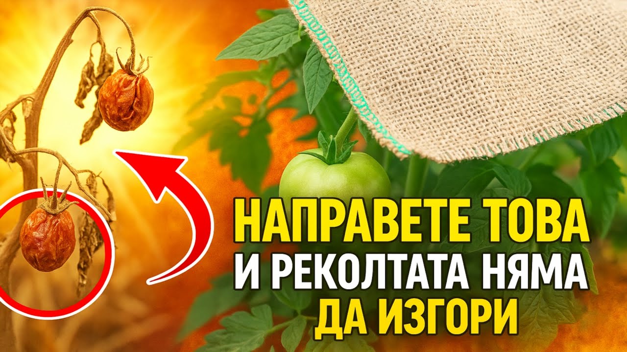 Поливането не помага? Направете ТОВА и реколтата няма да изгори в жегата. Тайната на градинарите.