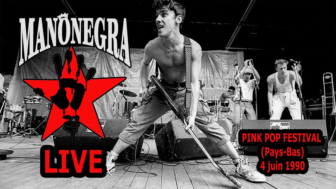 MANO NEGRA Live @Pink Pop Festival (Pays-Bas) - 4 juin 1990