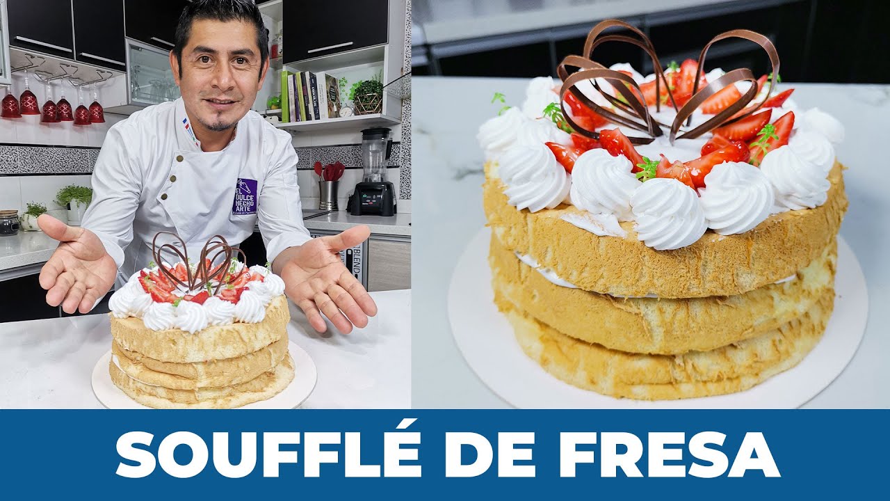 Receta perfecta de Soufflé de Fresa 🍓😍🤤 | Endúlzate