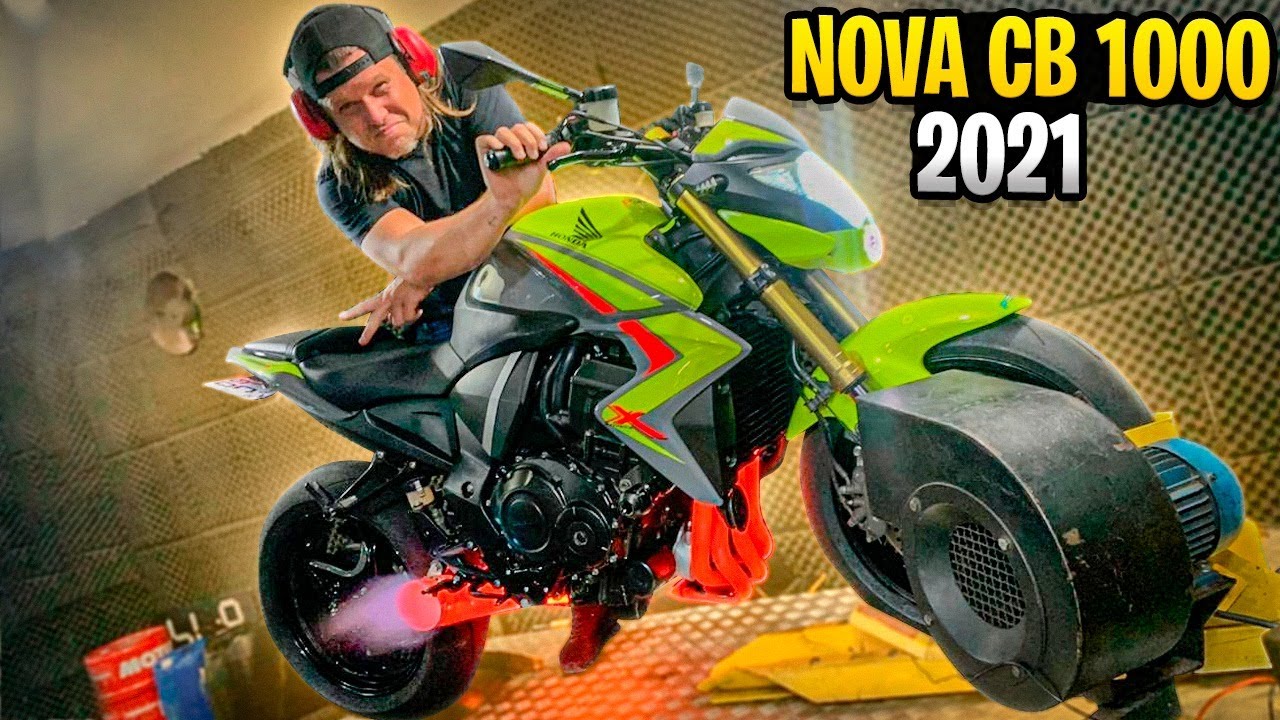 MINHA NOVA CB1000 2021 😍 SOLTANDO FOGO NO ESCAPE!