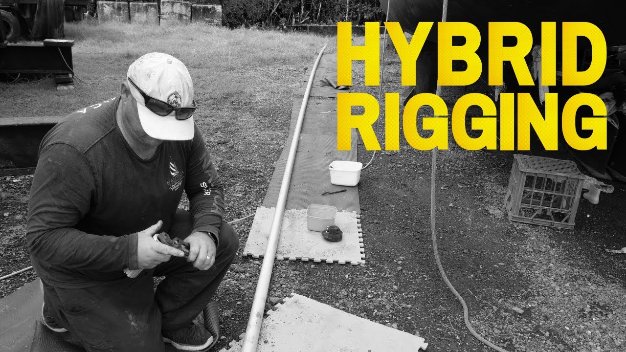 Hybrid Rigging: SYNTHETIC & Stainless Steel Rigging on a 17 ton aluminium catamaran: Part 1 (Ep.100)