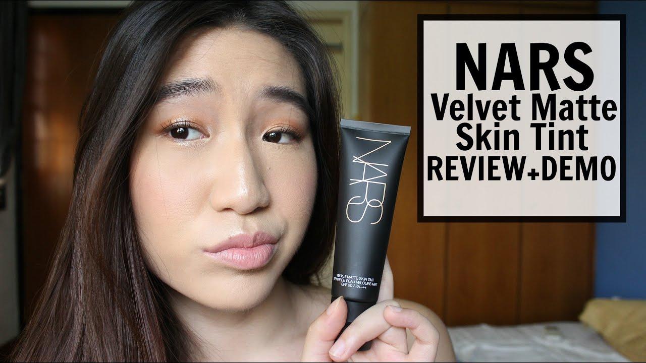 OMG? New NARS Velvet Matte Skin Tint Foundation First Impression Review + Demo | Oily | TrishhYoungg