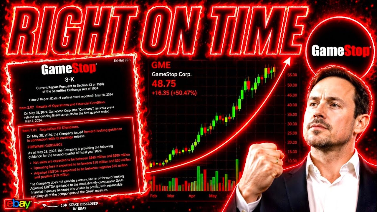 🚨GAMESTOP STOCK EMERGENCY 8K FILING $52/SHARE!!!!!! +$600M