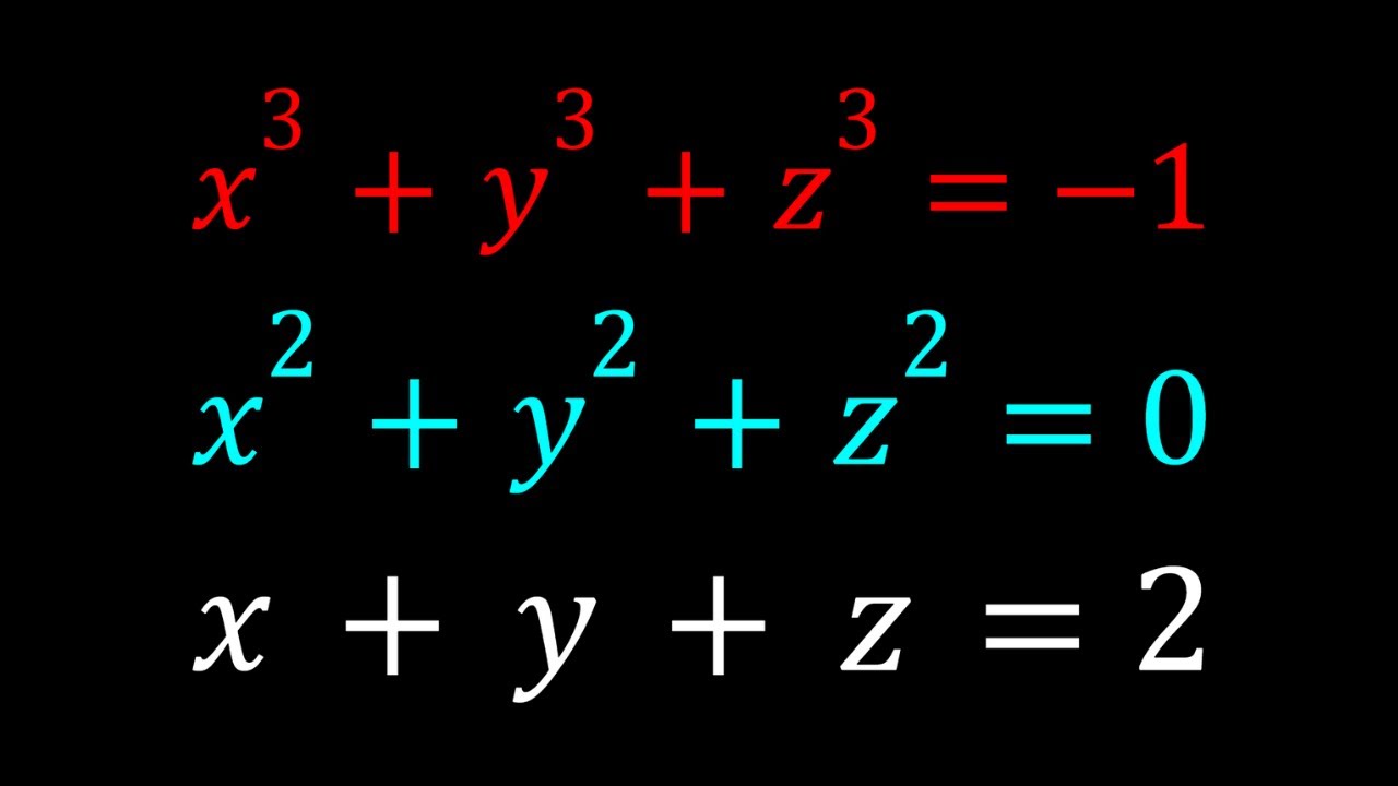 Solving An Interesting Polynomial System in Two Ways