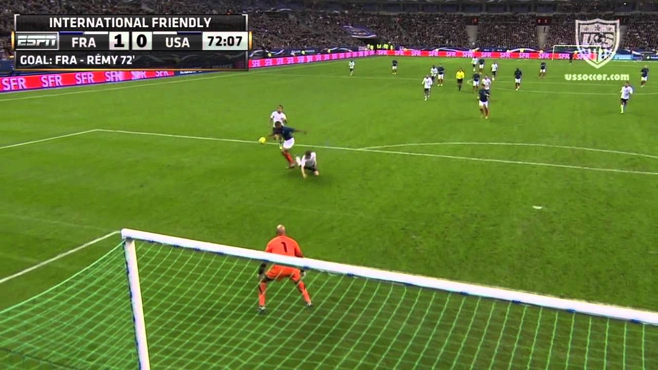 MNT vs. France: Lo&iuml;c R&eacute;my Goal - Nov. 11, 2011