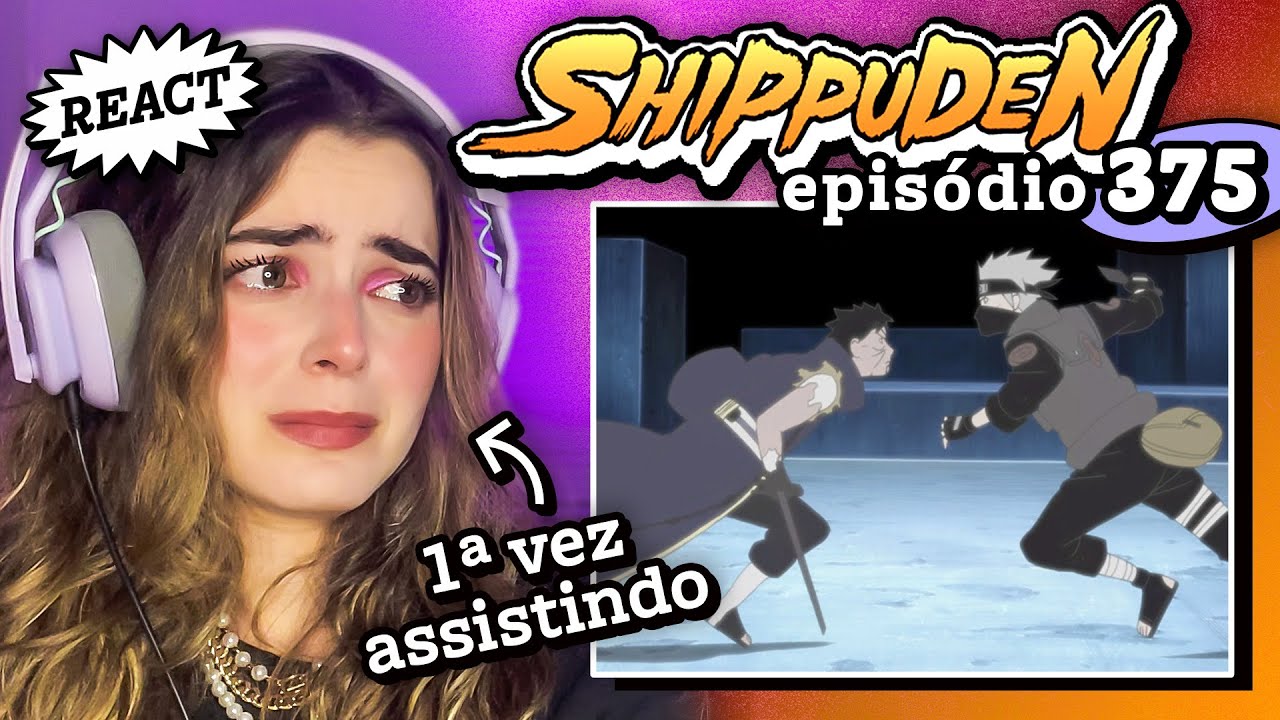 Kakashi vs. Obito: essa luta me deu um aperto no coração 💔 // React Naruto Shippuden 375