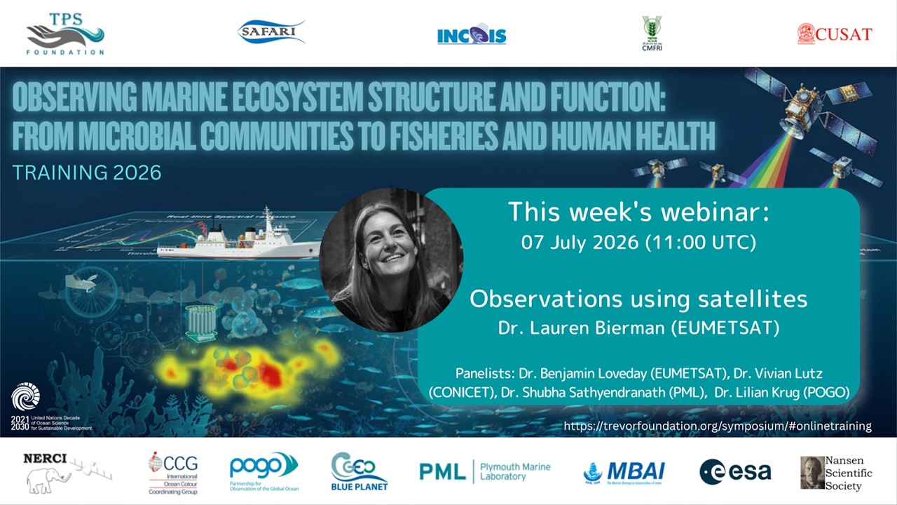Training 2026 - Webinar 1 - Observations using satellites