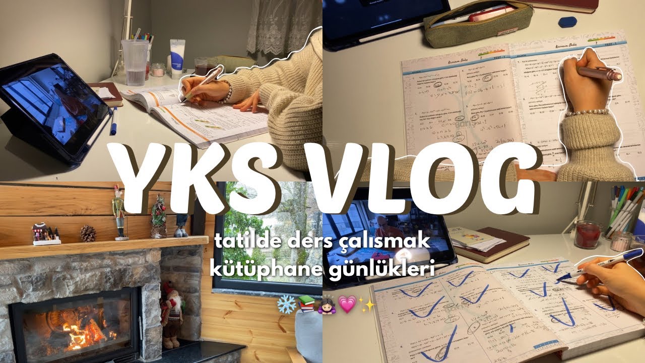 kütüphanede benimle bir gün, tyt mat deneme, barış fasikülleri, kış tatili…#yks2026 