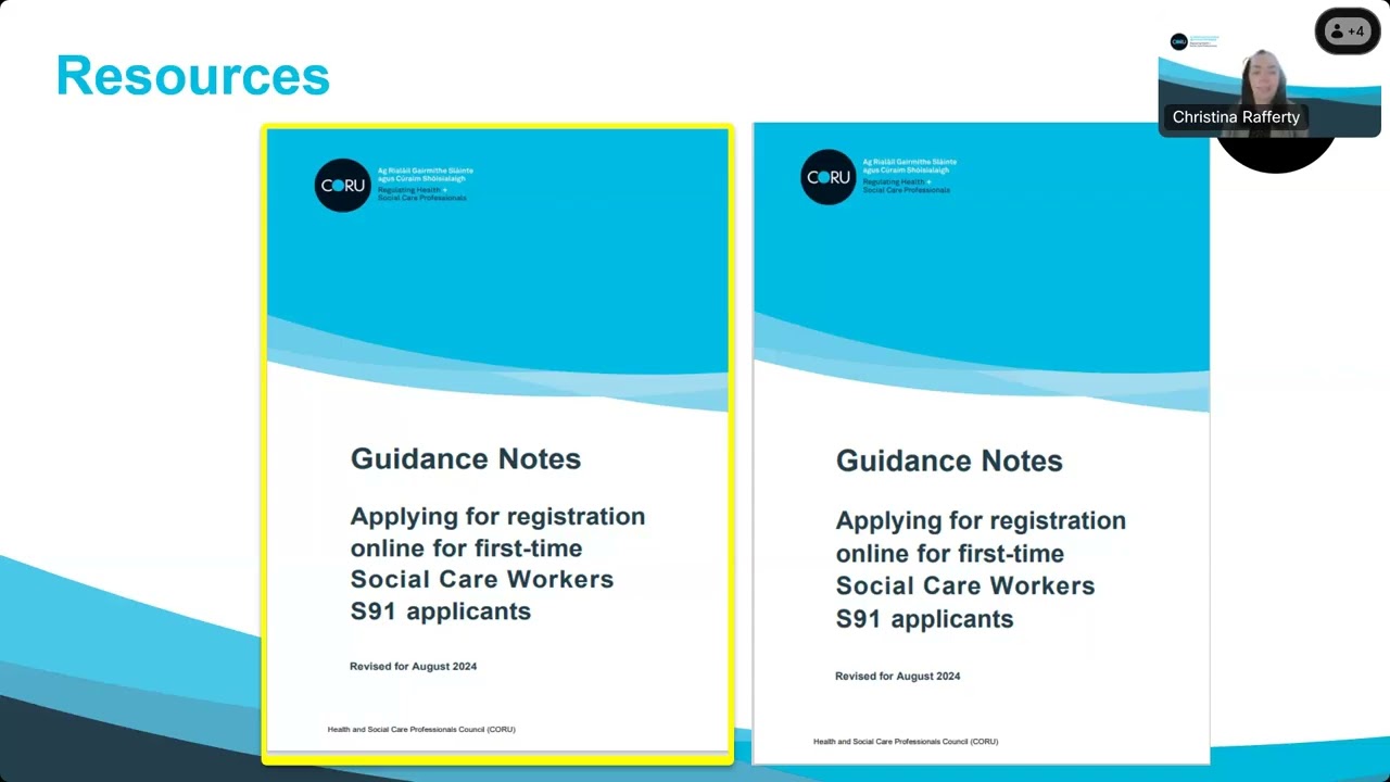 Social Care Workers   Guide to CORU Registration