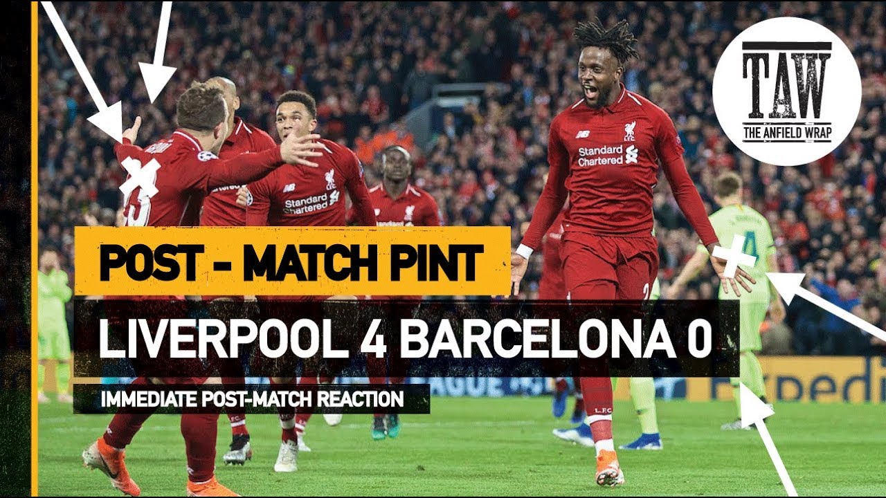 Liverpool 4 Barcelona 0 | Post Match Pint