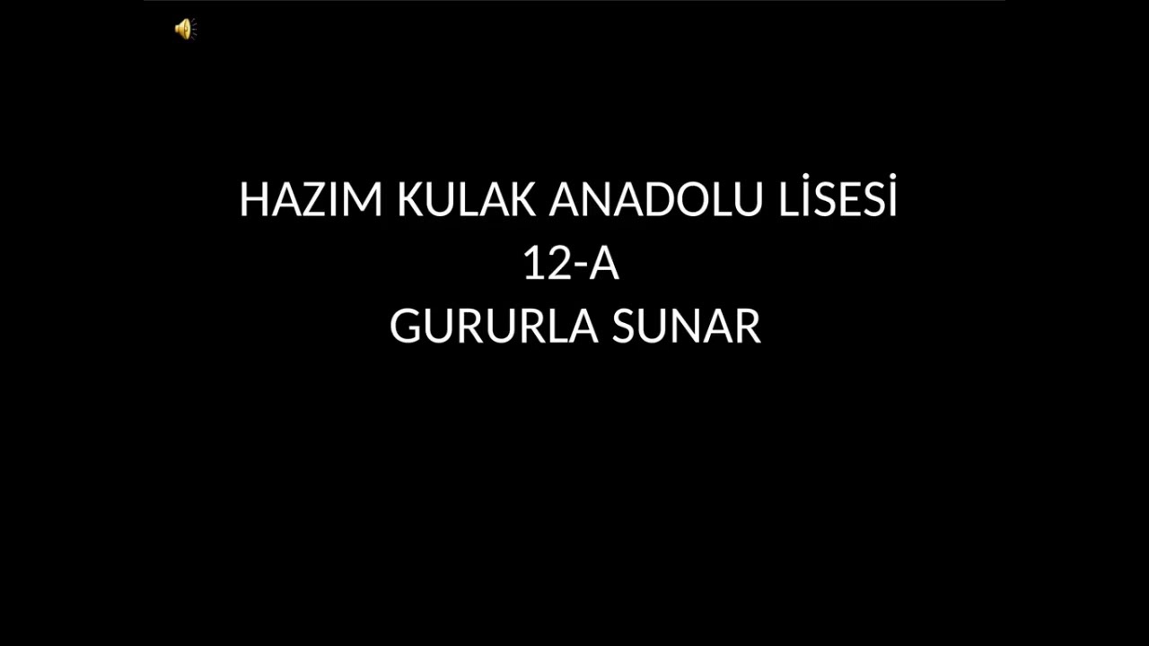 Hazım Kulak Anadolu Lisesi  12/A  Mezuniyet 2018