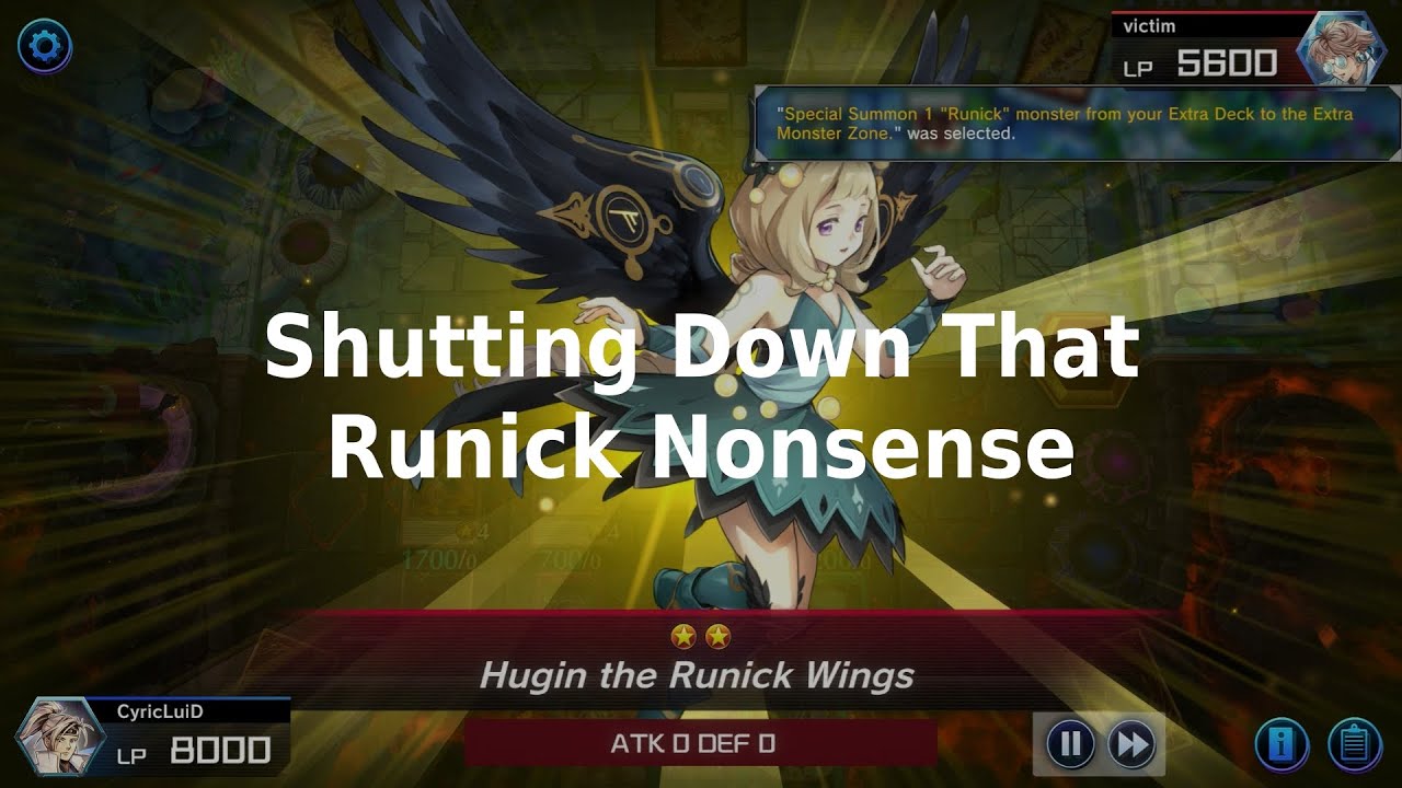 Yu-Gi-Oh! Master Duel | Shutting Down That Runick Nonsense