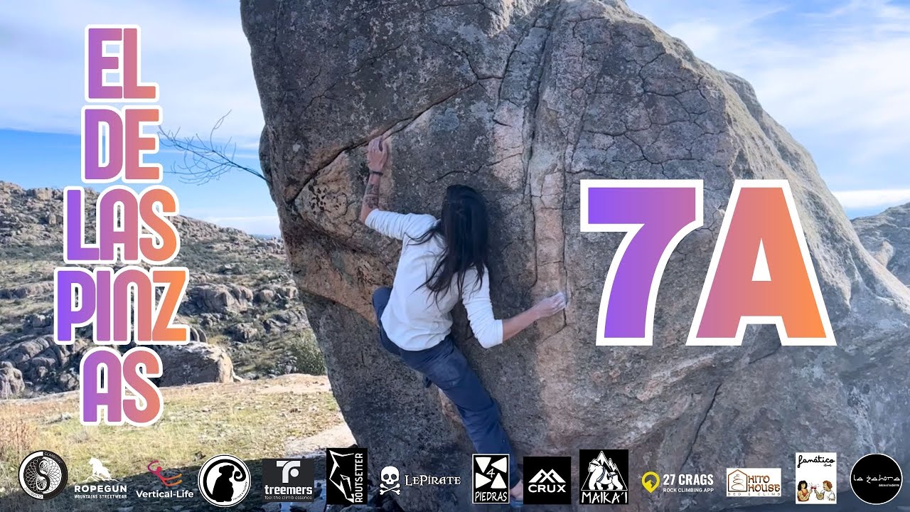 El de las Pinzas 7A | Bustarviejo Boulder | Sector Rocklands