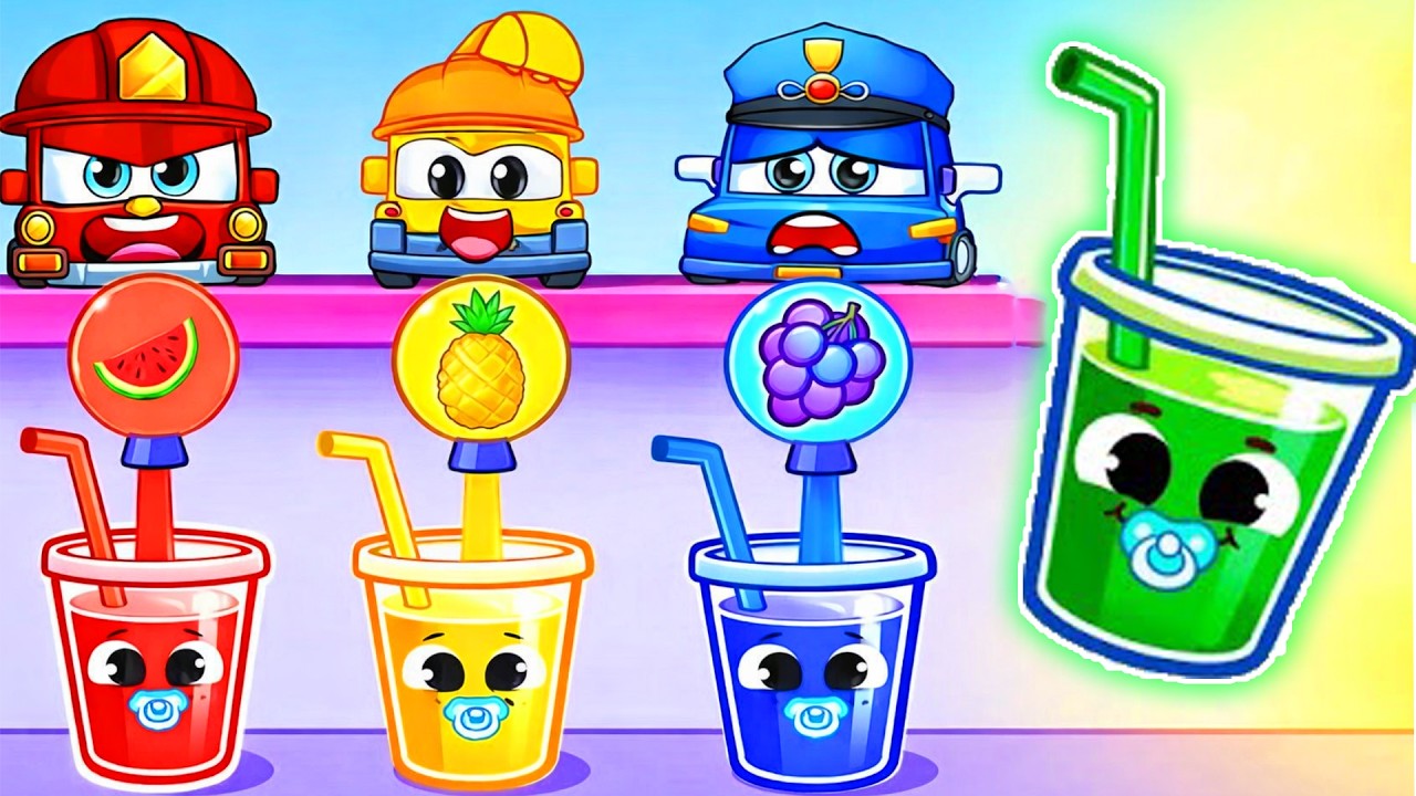 Healthy Juice for Kids | طعام لذيذ وصحي للأطفال | أغاني الأطفال | RoboSquad