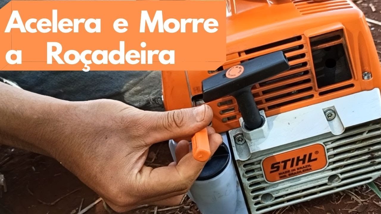 Roçadeira falhando: Acelera e Morre. Como Resolver?