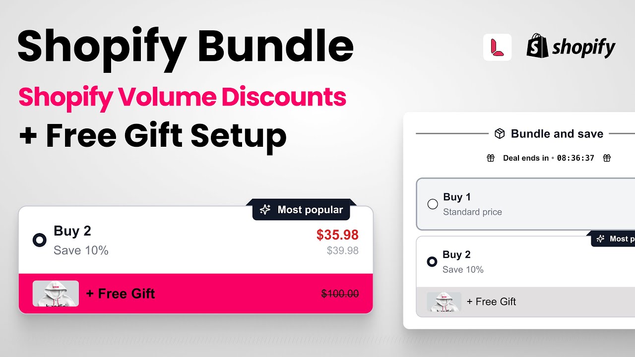 How to Setup Shopify Bundle with Free Gift | Volume Discounts + Free Gift Strategy
