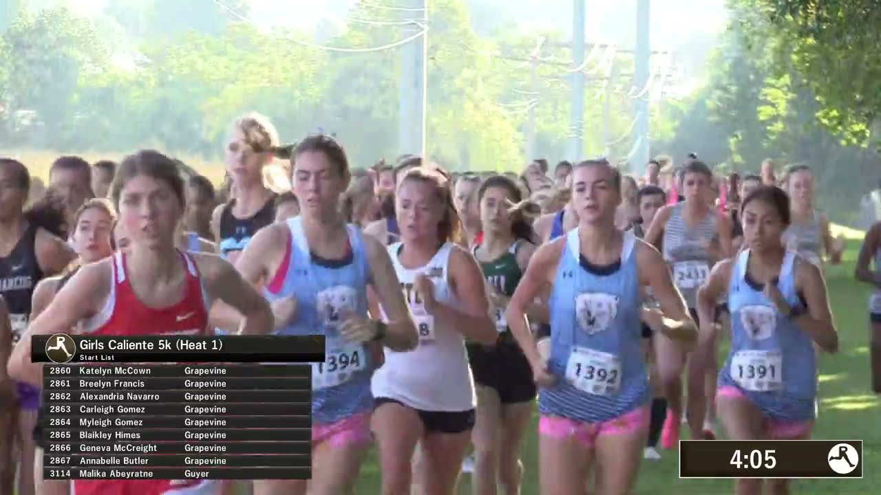 Late Pull Away Seals Girls Race at Chile Pepper XC Festival - Full Race