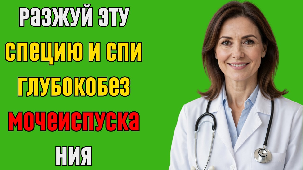 Жуйте эту специю 60 секунд — и спите всю ночь, не вставая в туалет!