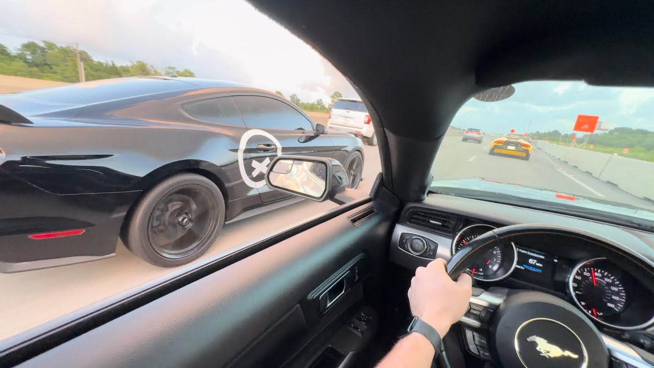 5.0 Sunset Cruise with Lambo and another Mustang GT