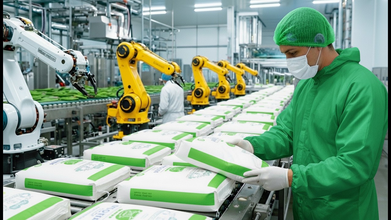 Inside The World’s Largest Flour Factory || Flour mill processing