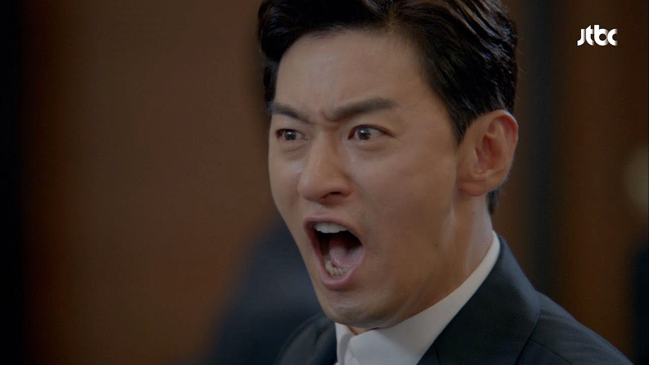 김태훈 뿌리치고 나가는 김사랑에게 주진모 