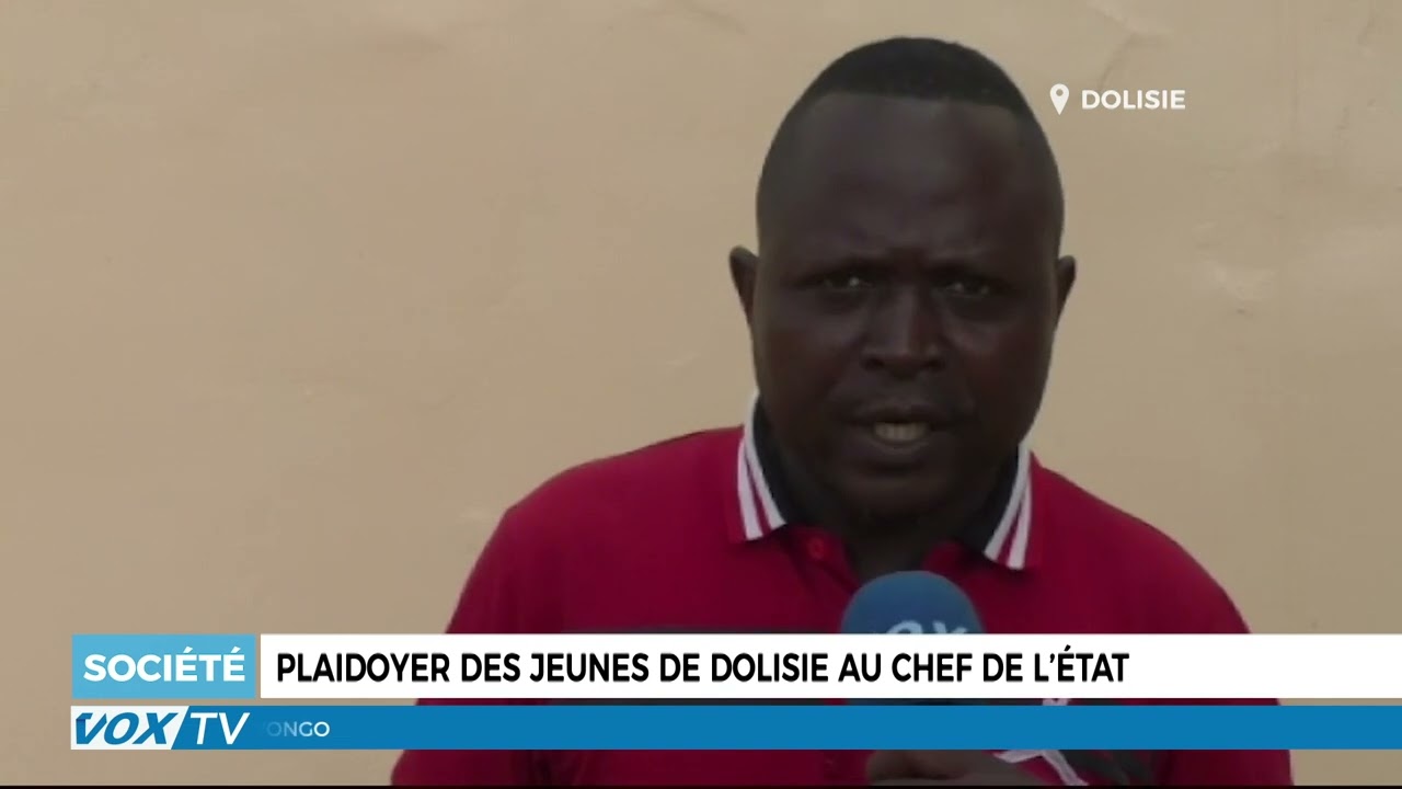 Plaidoyer des jeunes de Dolisie auprès du Chef de l'État pour un avenir meilleur.