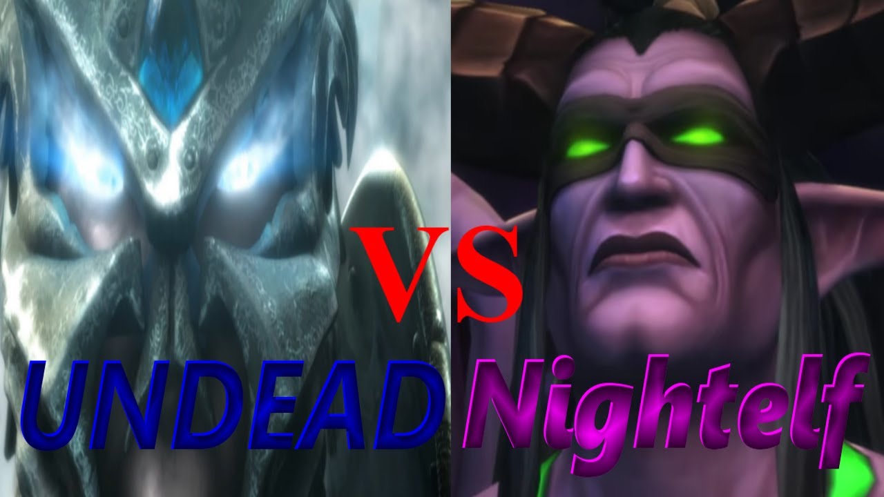 Undead vs Nightelf 1v1 Warcraft 3 Ranked Game [Deutsch/German]