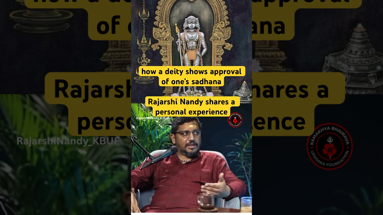 Как Божество выражает одобрение садханы | #skanda #palani #sadhana #hindudeity #rajarshinandy