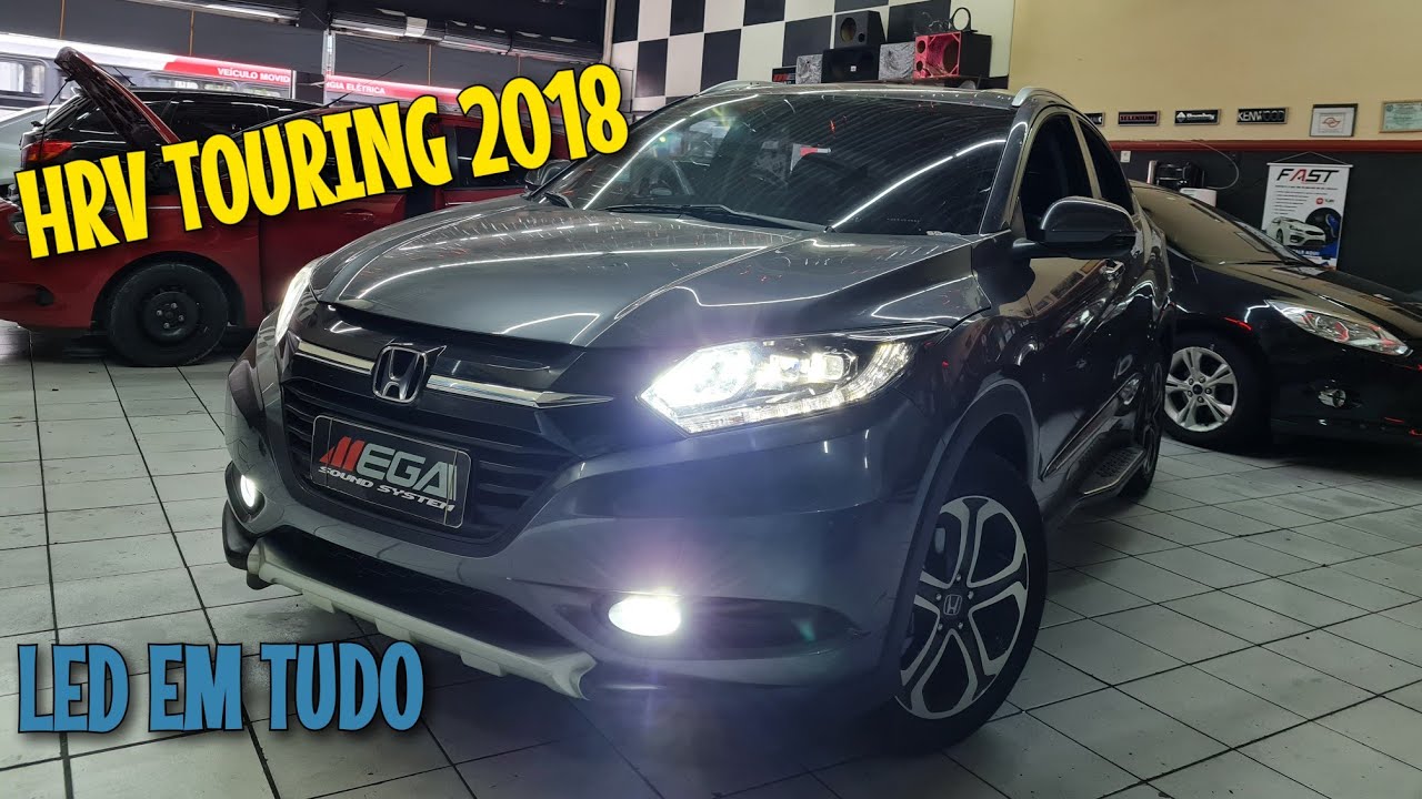 Honda HR-V Touring 2018 - Lâmpadas Led Milha+Alto+Internas+ Fita Led