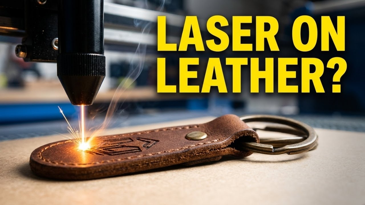 Intro to laser engraving on small leather items ￼