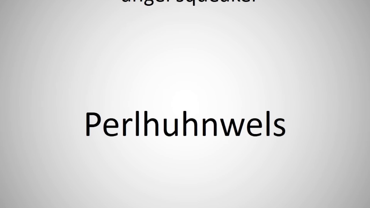 How to say angel squeaker in German?